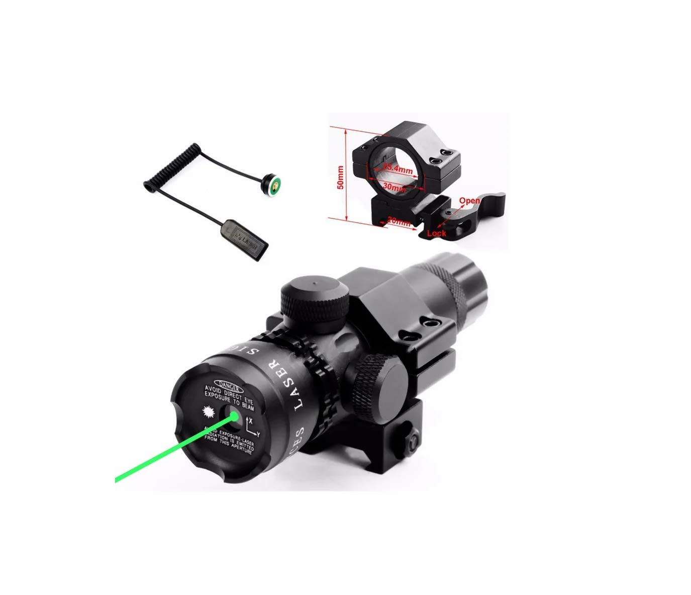Laser Tactic Profesional Green Scope