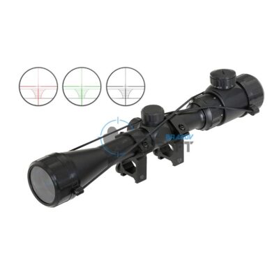 Luneta 3-9x40E Reticul iluminat rosu PCS