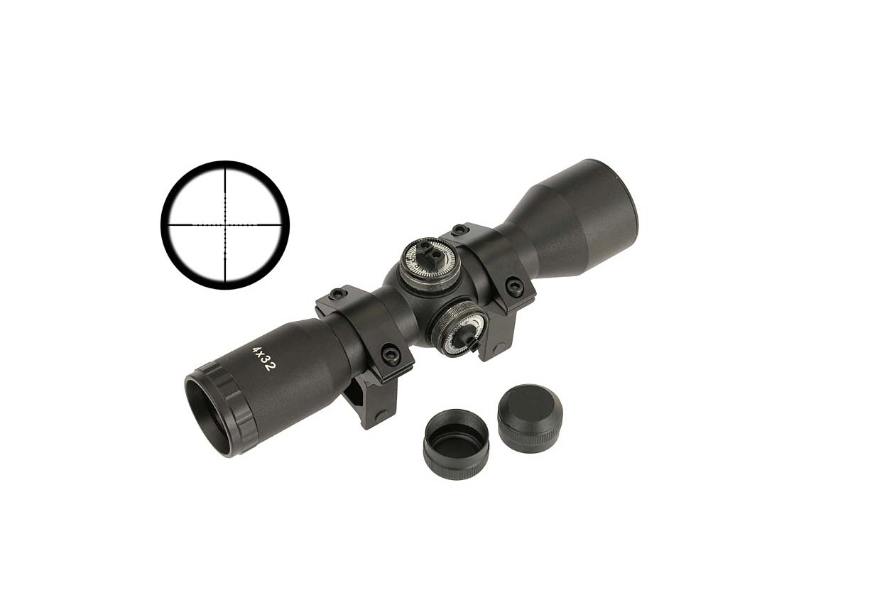 Luneta tactica compacta 4X32 PCS