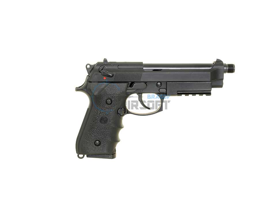 Regulation bypass Frenzy Pistol Airsoft KJW Beretta M9 cu amortizor – Airsoft Brasov