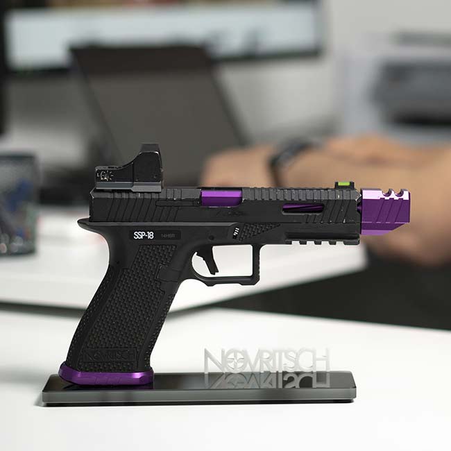 Suport Stand Pistol Airsoft Novritsch