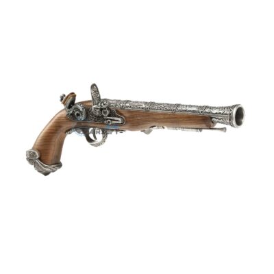 Replica pistol Flintlock Co2 Silver HFC