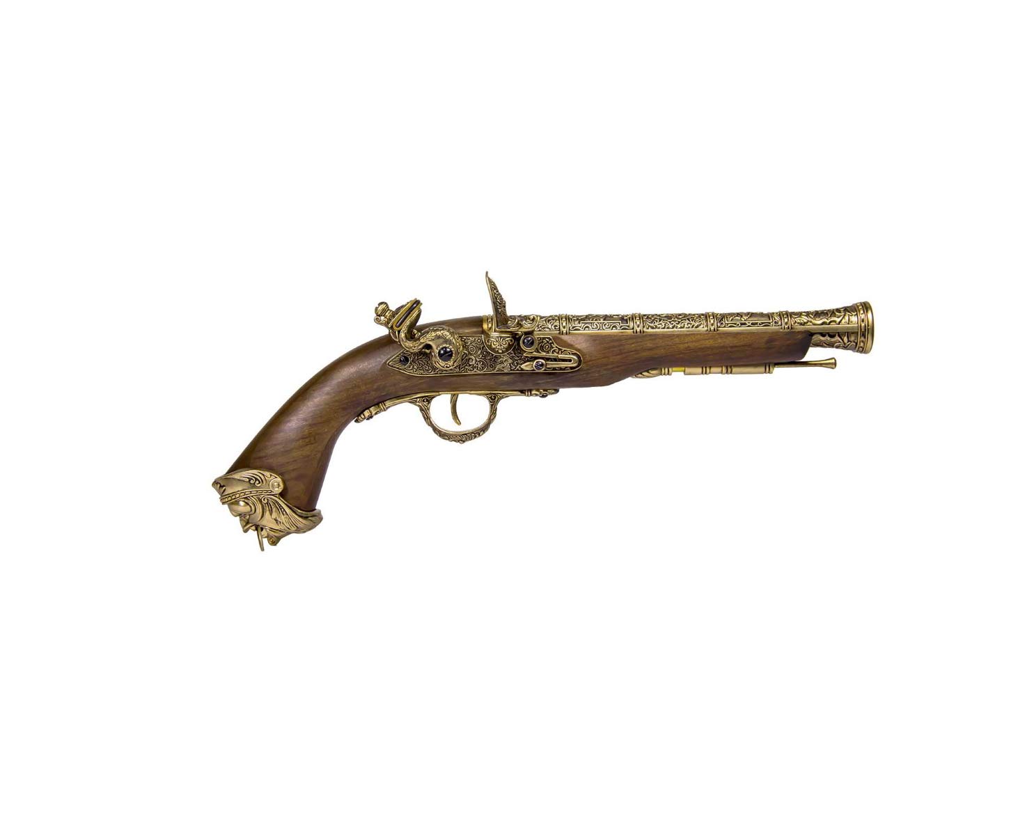 Replica pistol Flintlock GBB Gold HFC
