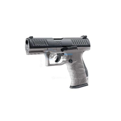 Pistol Antrenament cu bile de cauciuc/creta/vopsea Walther PPQ M2 7,5 jouli Cal. 43 Tungsten Gray